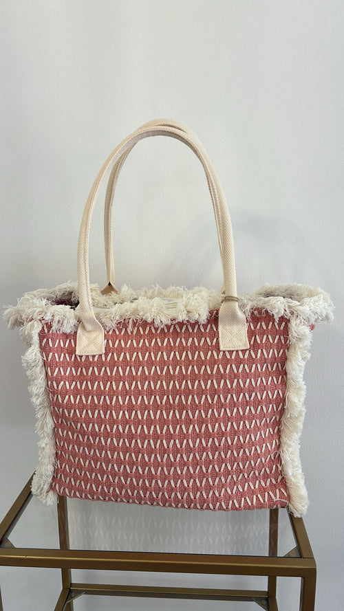 Bolso Tote Terracota con Flecos