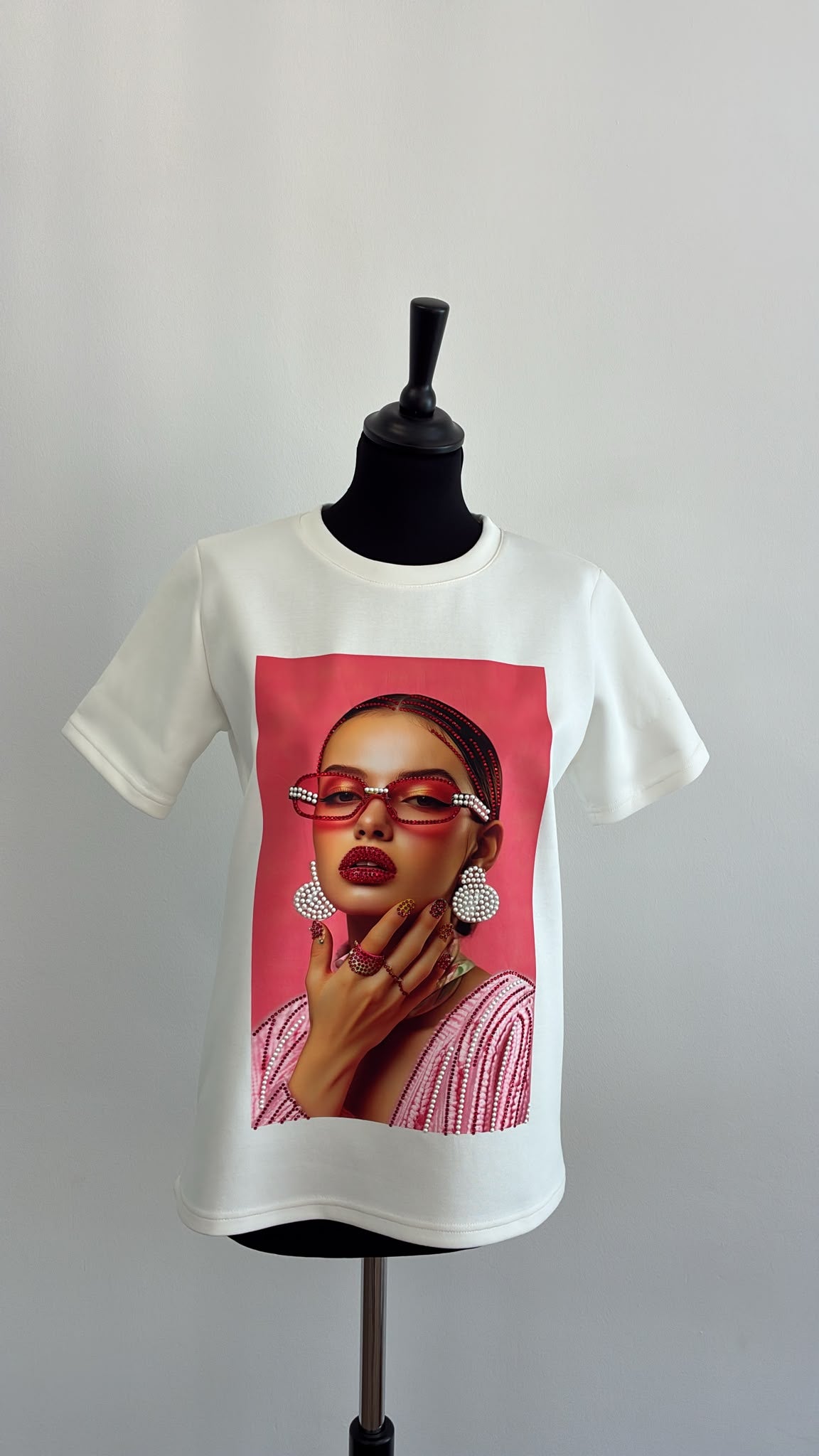 Camiseta Glam Rosa