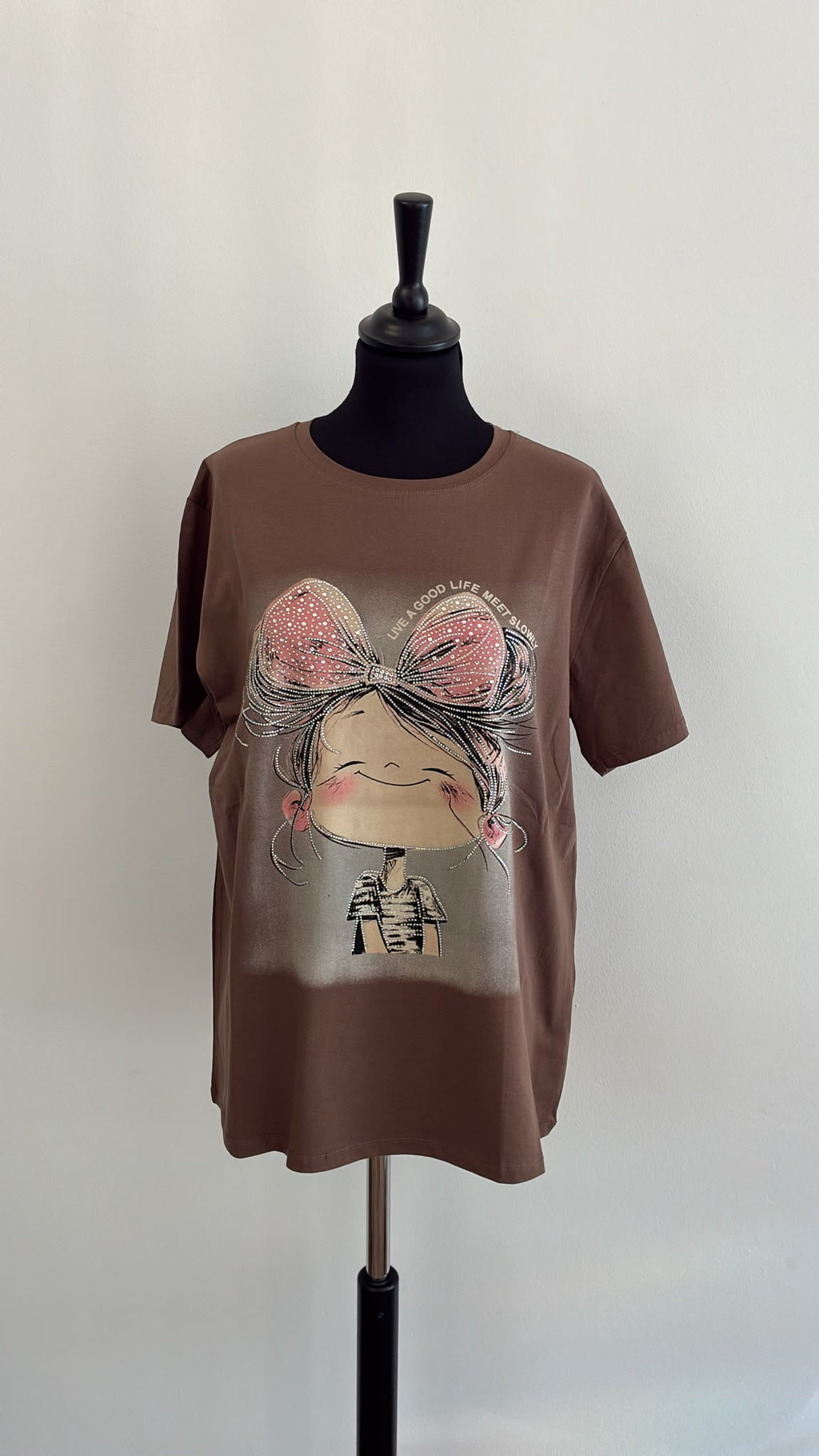Camiseta Live a Good Life - Camel
