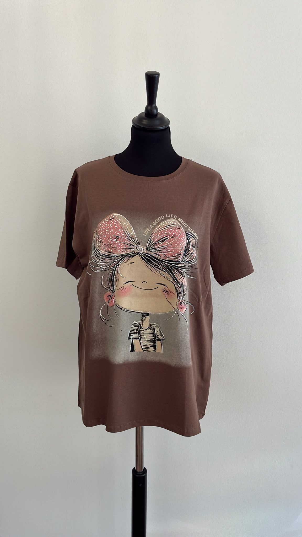 Camiseta Live a Good Life - Camel