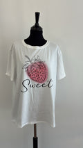 Camiseta Sweet - Blanca