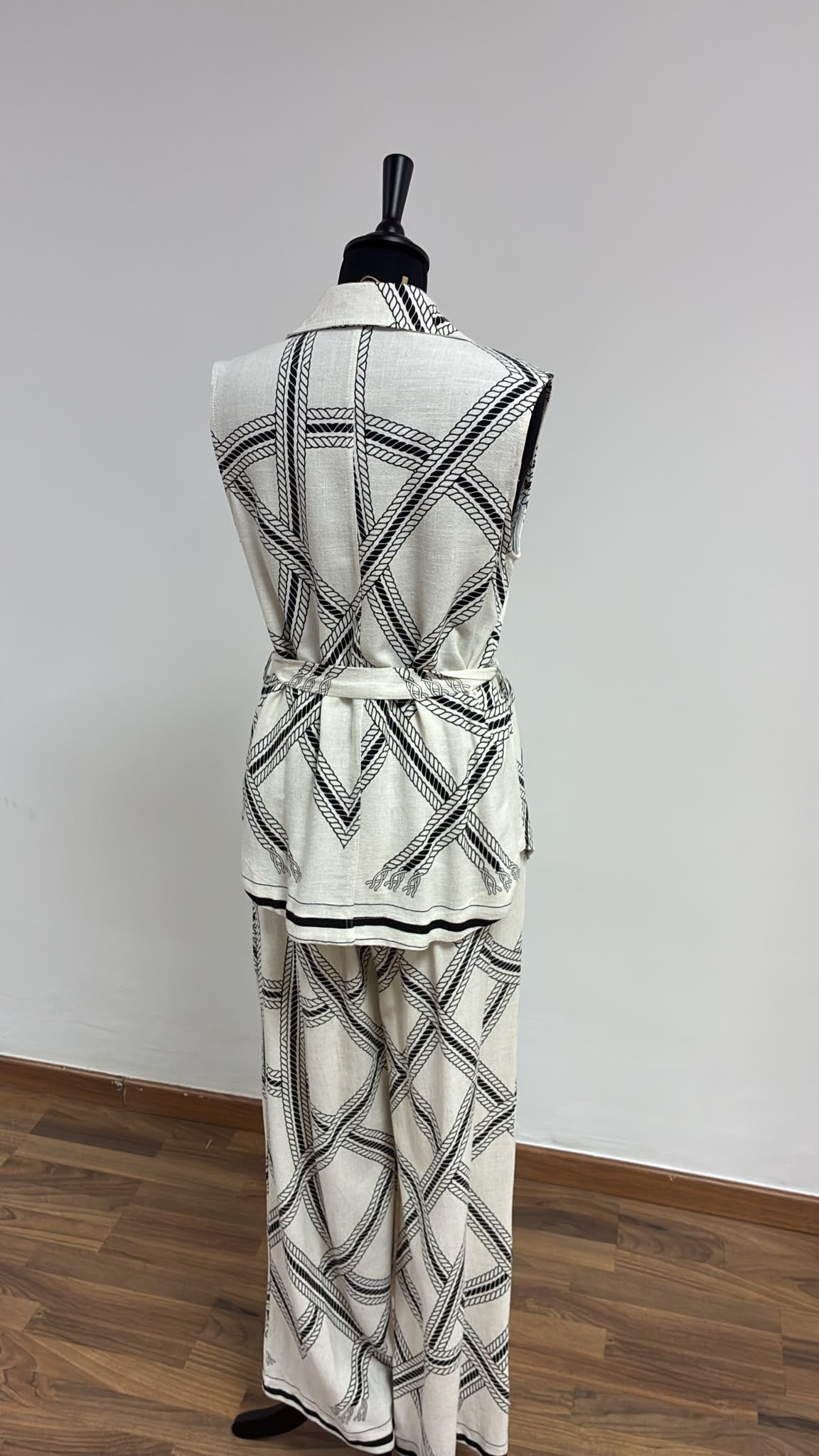Conjunto Dos Piezas Estampado Náutico