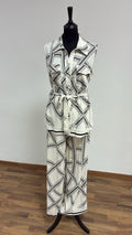 Conjunto Dos Piezas Estampado Náutico