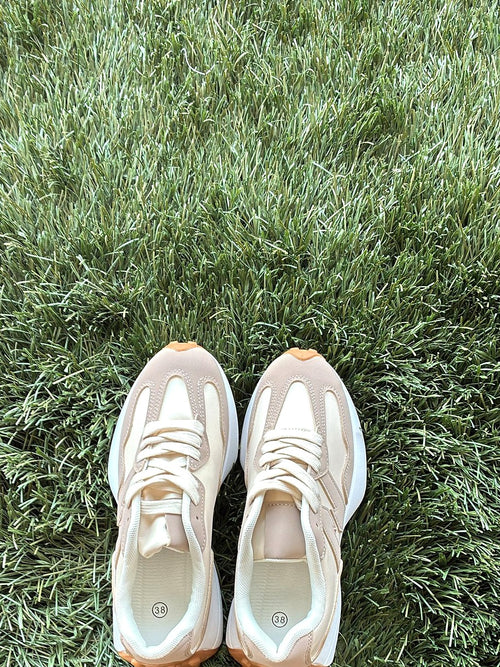 Zapatilla Deportiva Topo - Chunky Beige