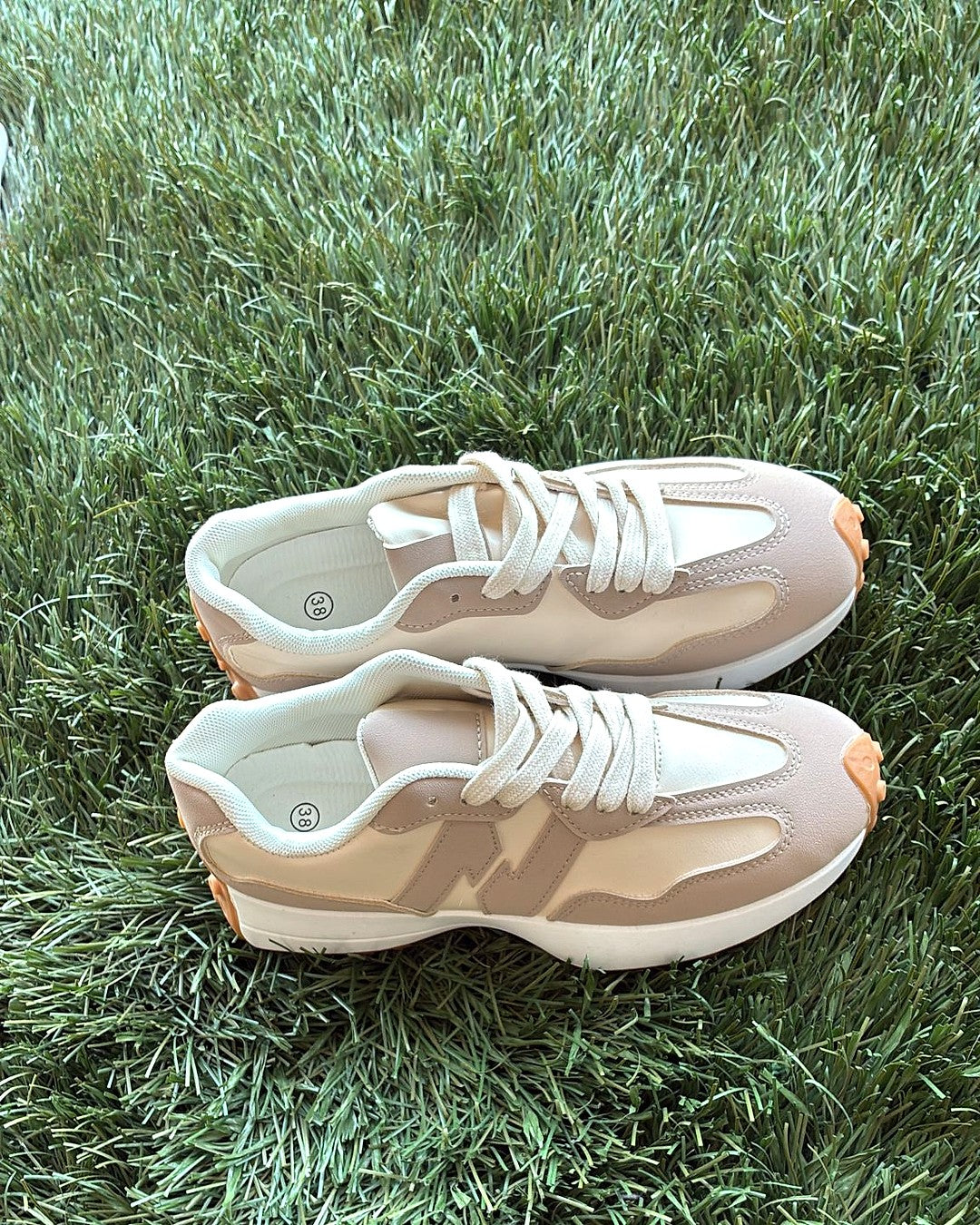 Zapatilla Deportiva Topo - Chunky Beige - Imagen 2