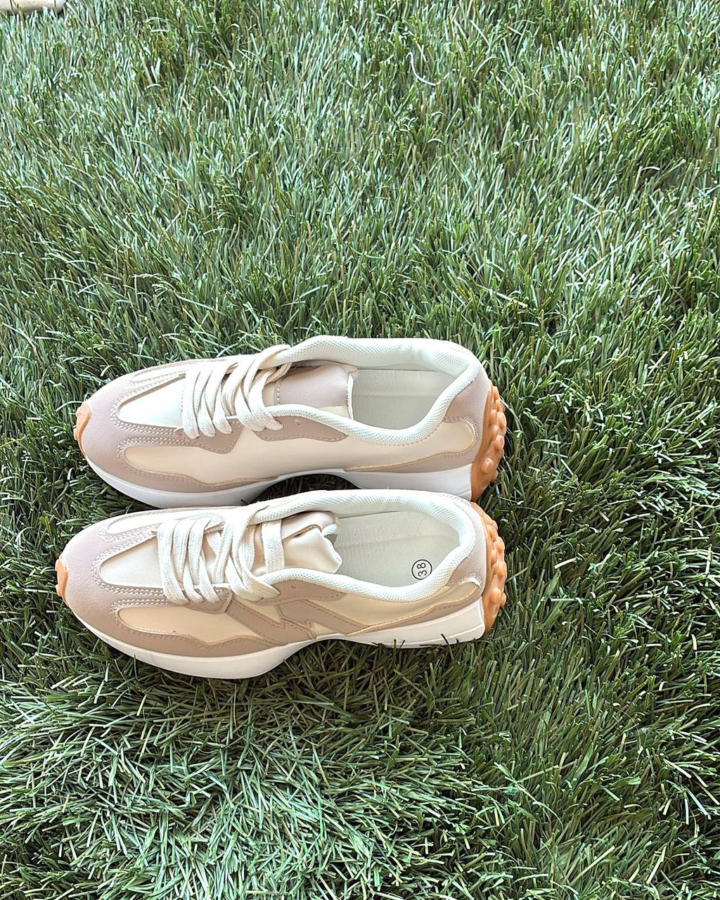 Zapatilla Deportiva Topo - Chunky Beige - Imagen 3